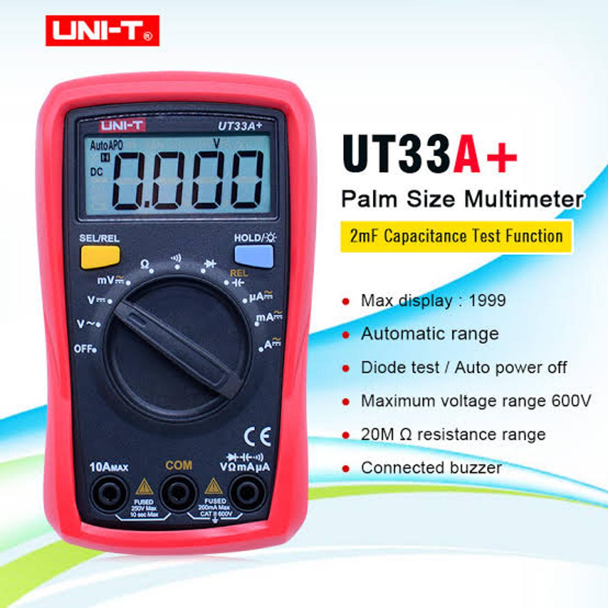 UT33A+ DIGTAL MULTIMETER